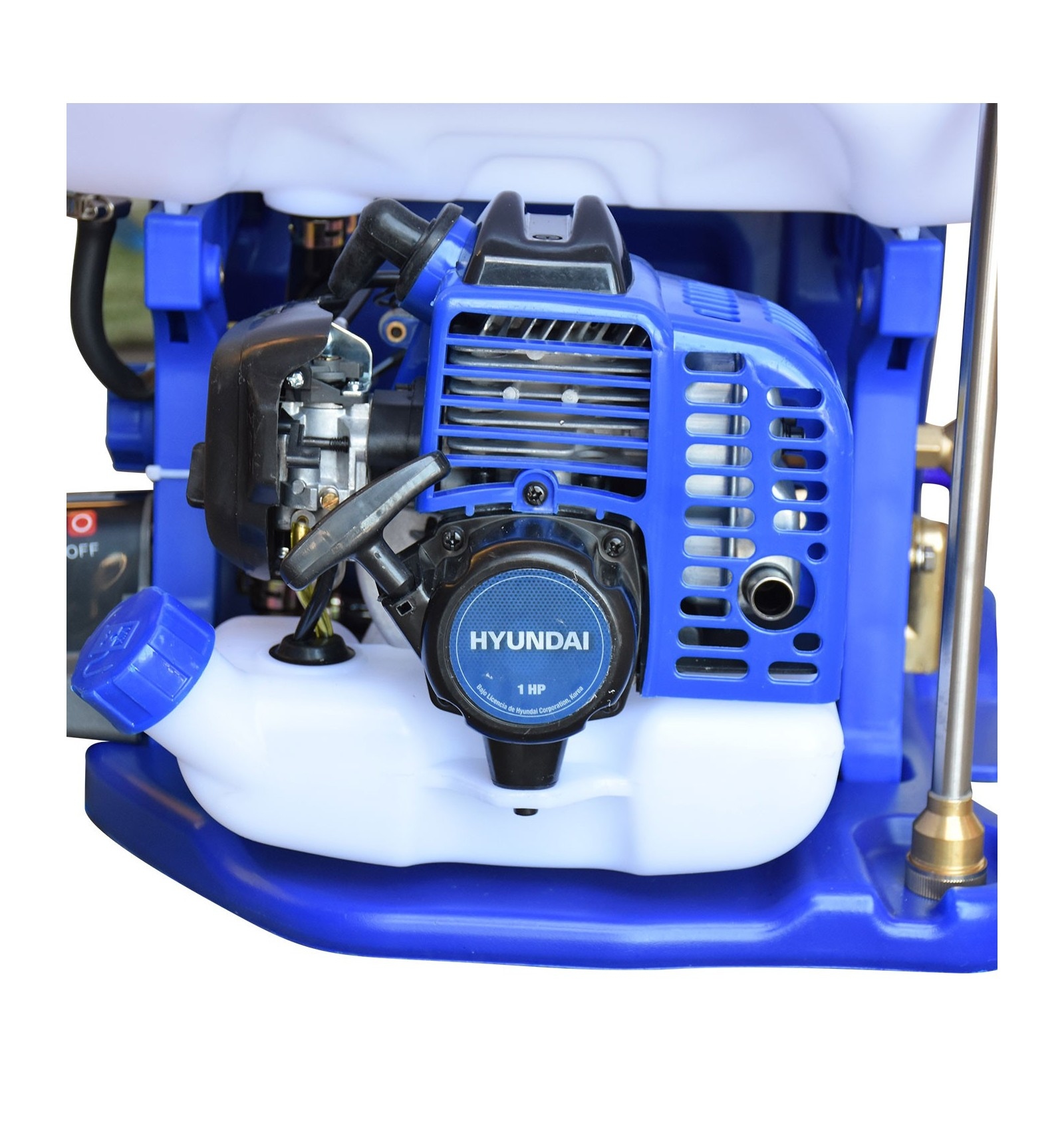 Fumigador A Gasolina Hyundai Capacidad 25lts Motor 2 Tiempos HYD25V