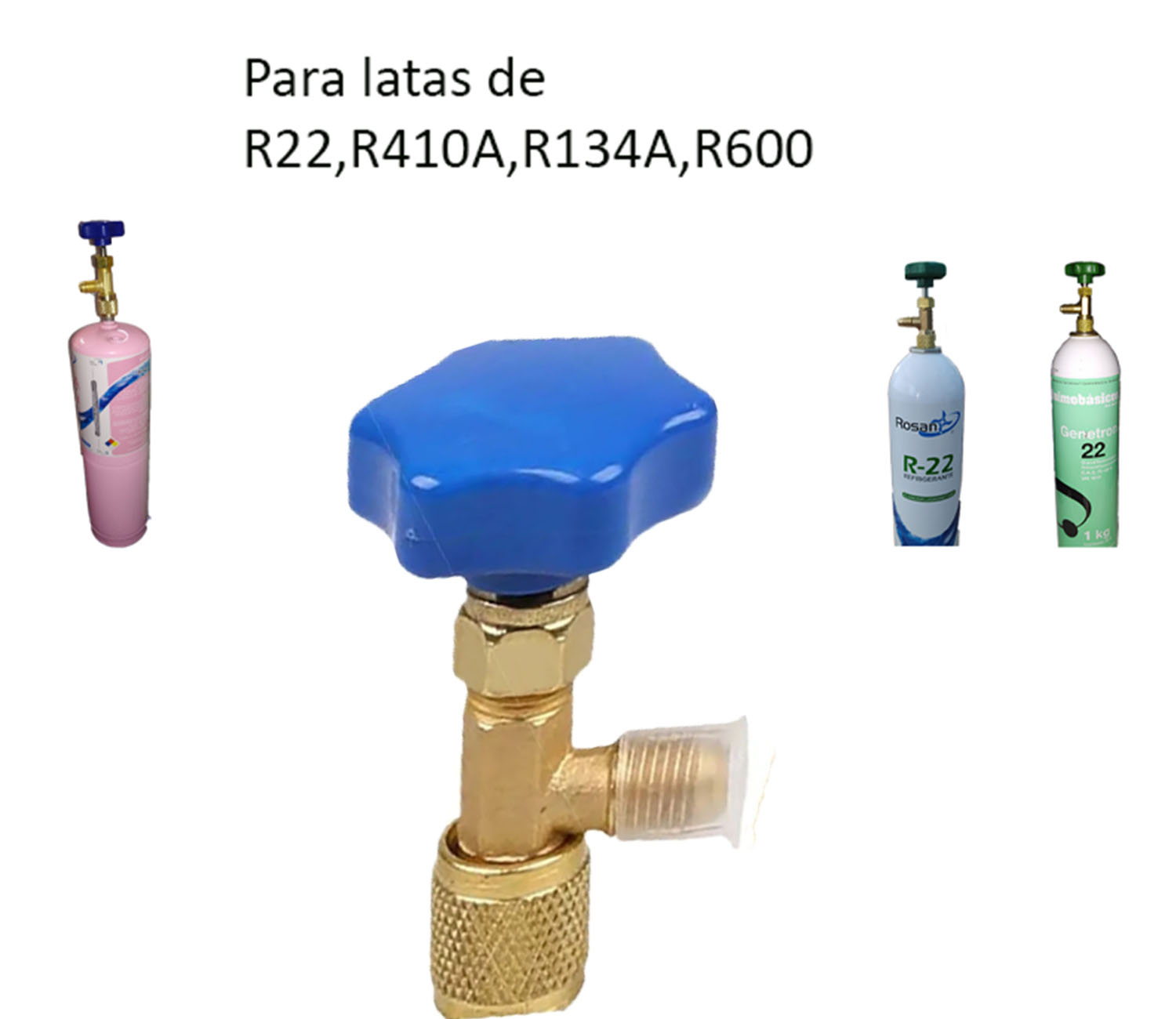 Válvulas Para Cargar Refrigerante R22 De Seguridad Y P/ Lata
