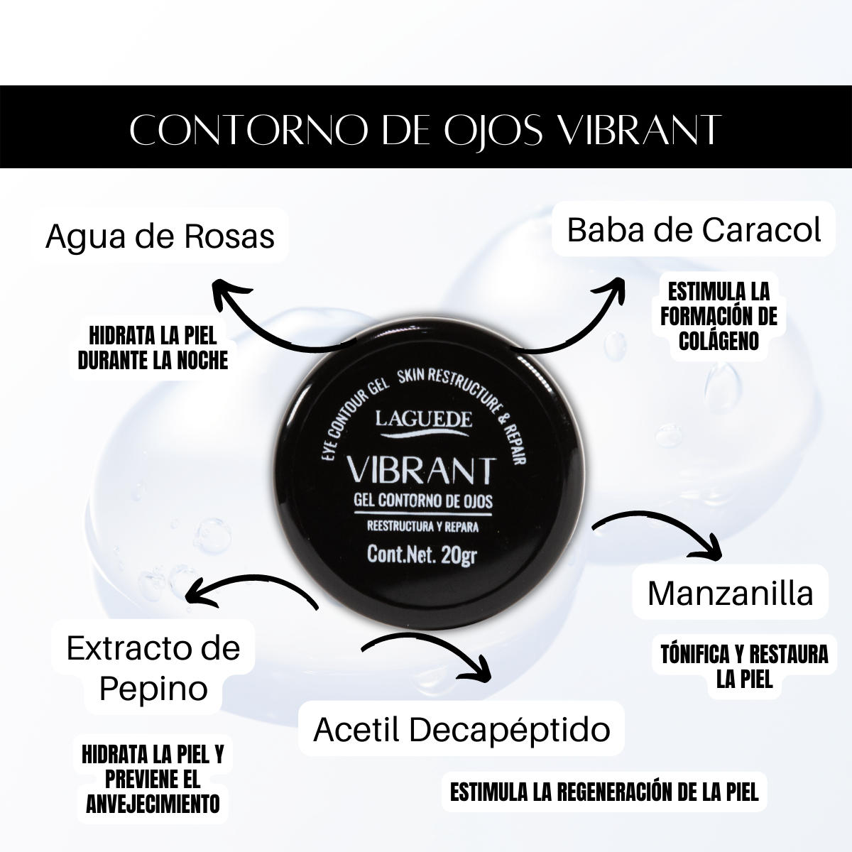 Desodorante Natural Aclarante Despigmentante de Axila libre de Aluminio Gel de Noche Jabon Leche de Burra Laguede
