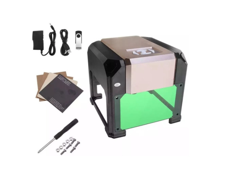Máquina Grabadora Laser Portatil 3000mw 80mm