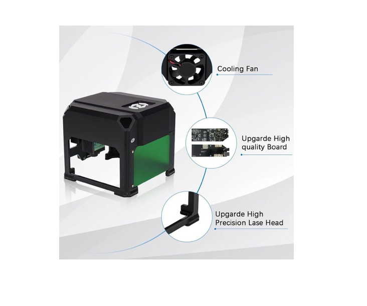 Máquina Grabadora Laser Portatil 3000mw 80mm