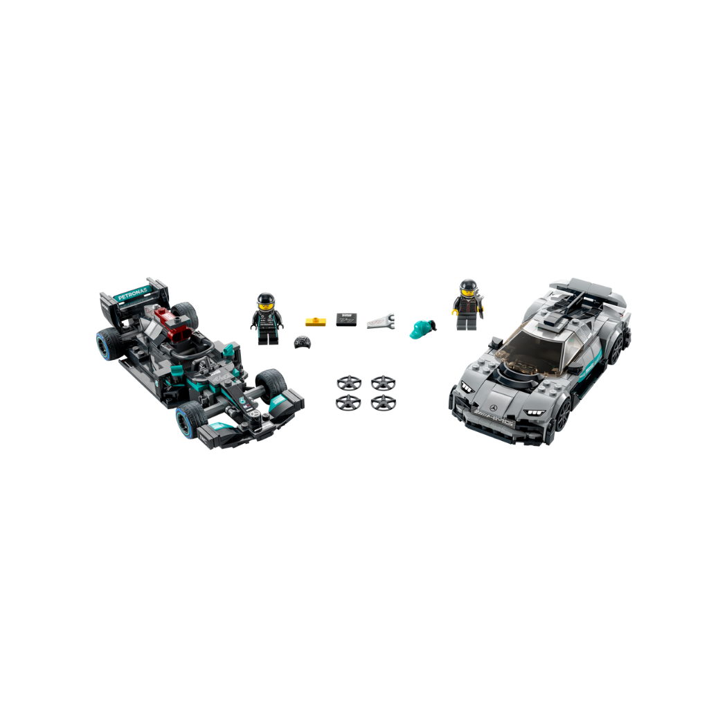 Lego 76909 Mercedes-AMG F1 W12 E Performance y Mercedes-AMG Project One
