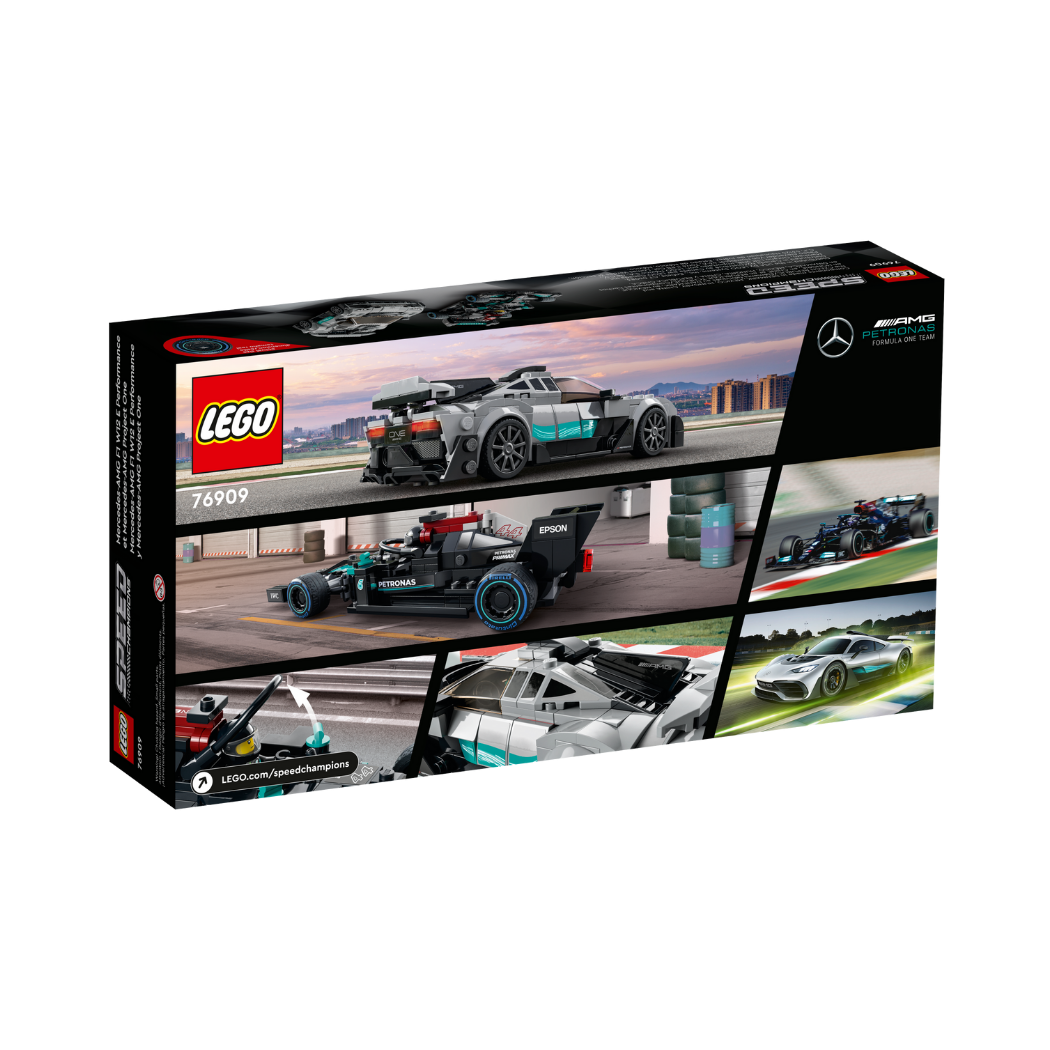 Lego 76909 Mercedes-AMG F1 W12 E Performance y Mercedes-AMG Project One