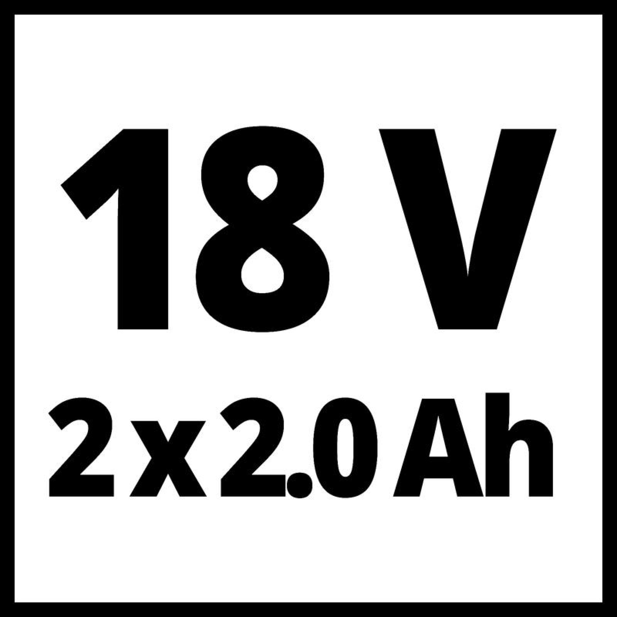 Taladro de Impacto Inalámbrico 18V 2 Baterías 2.0 Ah Einhell TE-CD 18-2 LI-I 2B Disa Home