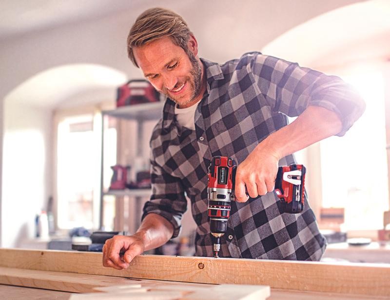 Taladro de Impacto Inalámbrico 18V 2 Baterías 2.0 Ah Einhell TE-CD 18-2 LI-I 2B Disa Home