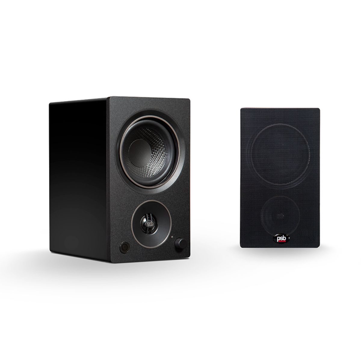 Par de Bocinas Activas PSB ALPHA AM3 Negro 2 vías Bluetooth