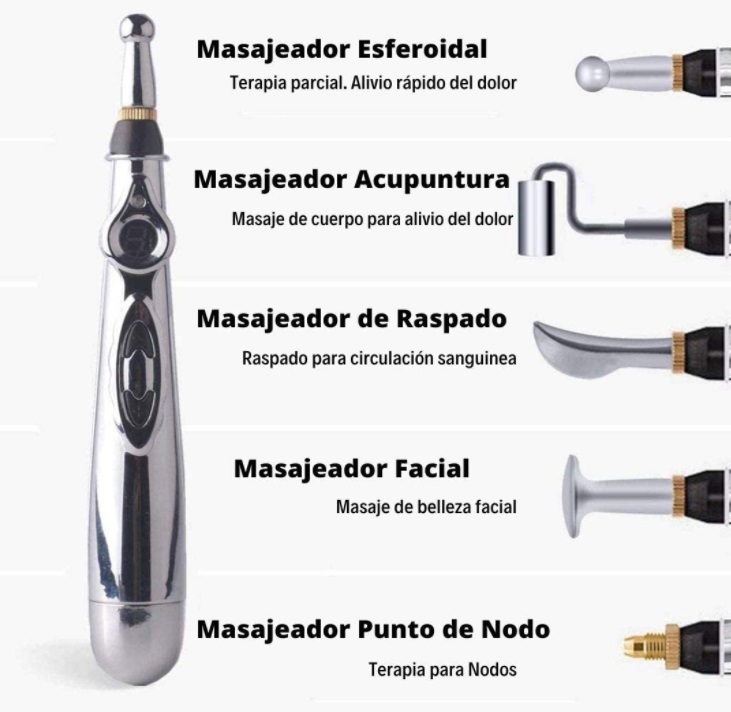 Pluma de Masaje Acupuntura Electrónica