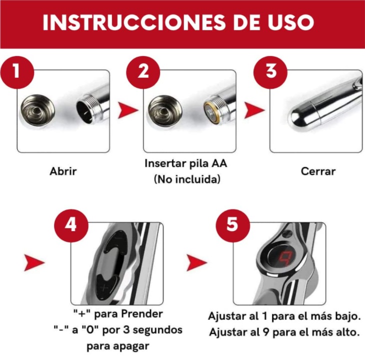 Pluma de Masaje Acupuntura Electrónica