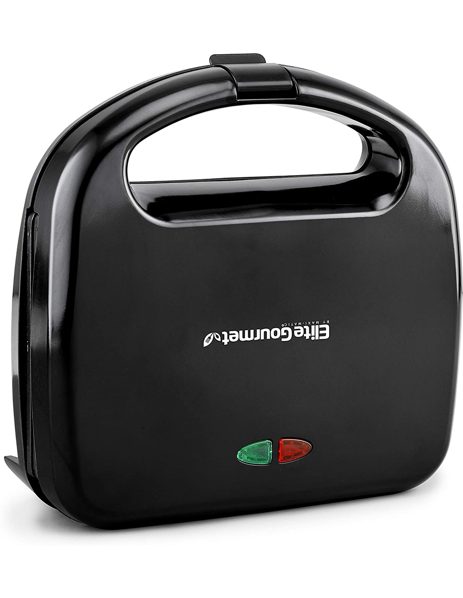 Sandwichera Elite Gourmet ESM-2207 de dos piezas Negro
