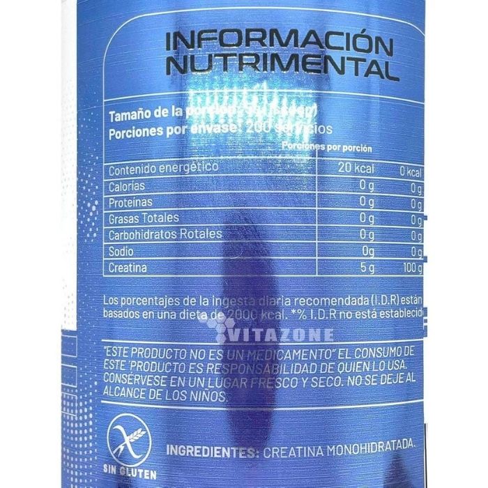 CREATINA MONOHIDRATADA 400GR BLUE SUPPLEMENTS