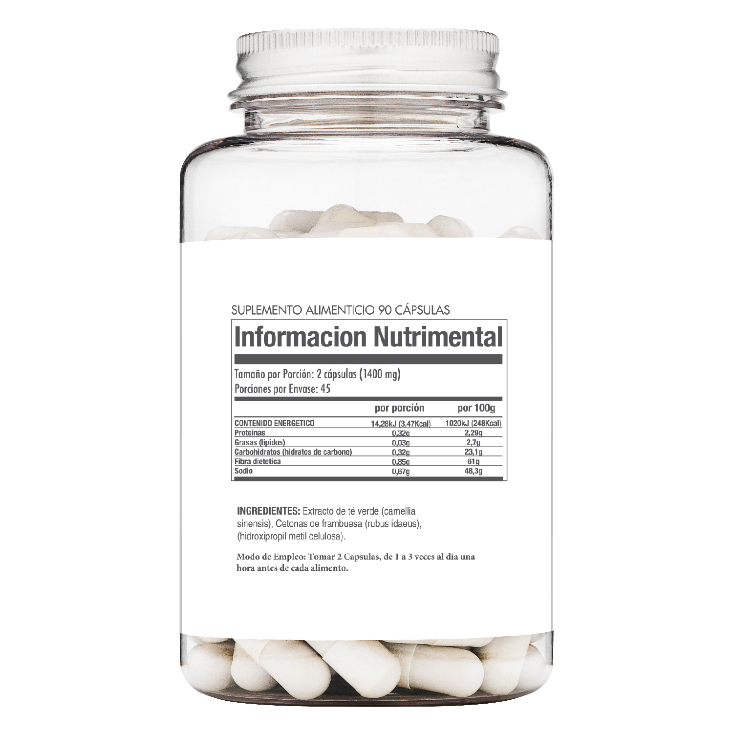 Protein World Cápsulas Hunger Buster Frasco con 90 cápsulas