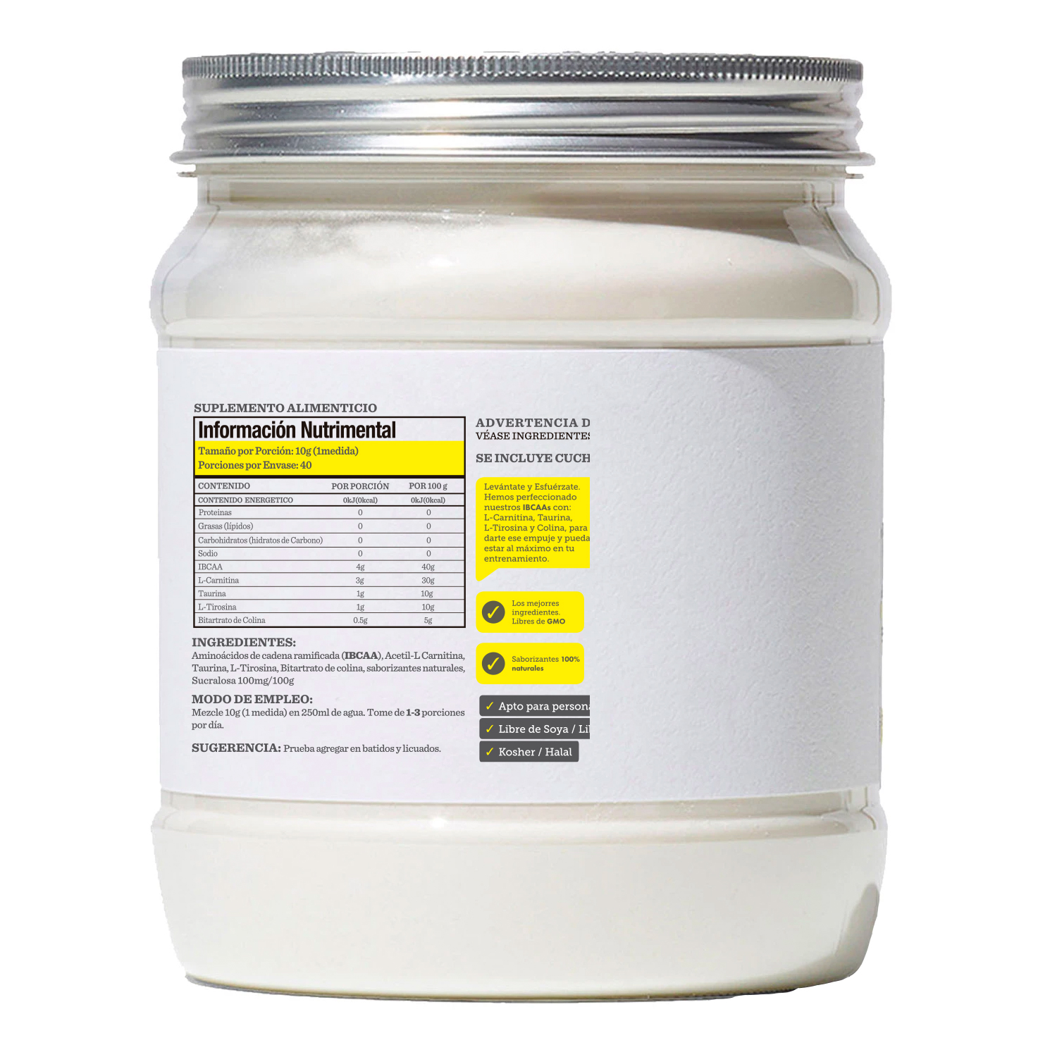 Protein World IBCAA+ Aminoácidos de cadena ramificada 400gr