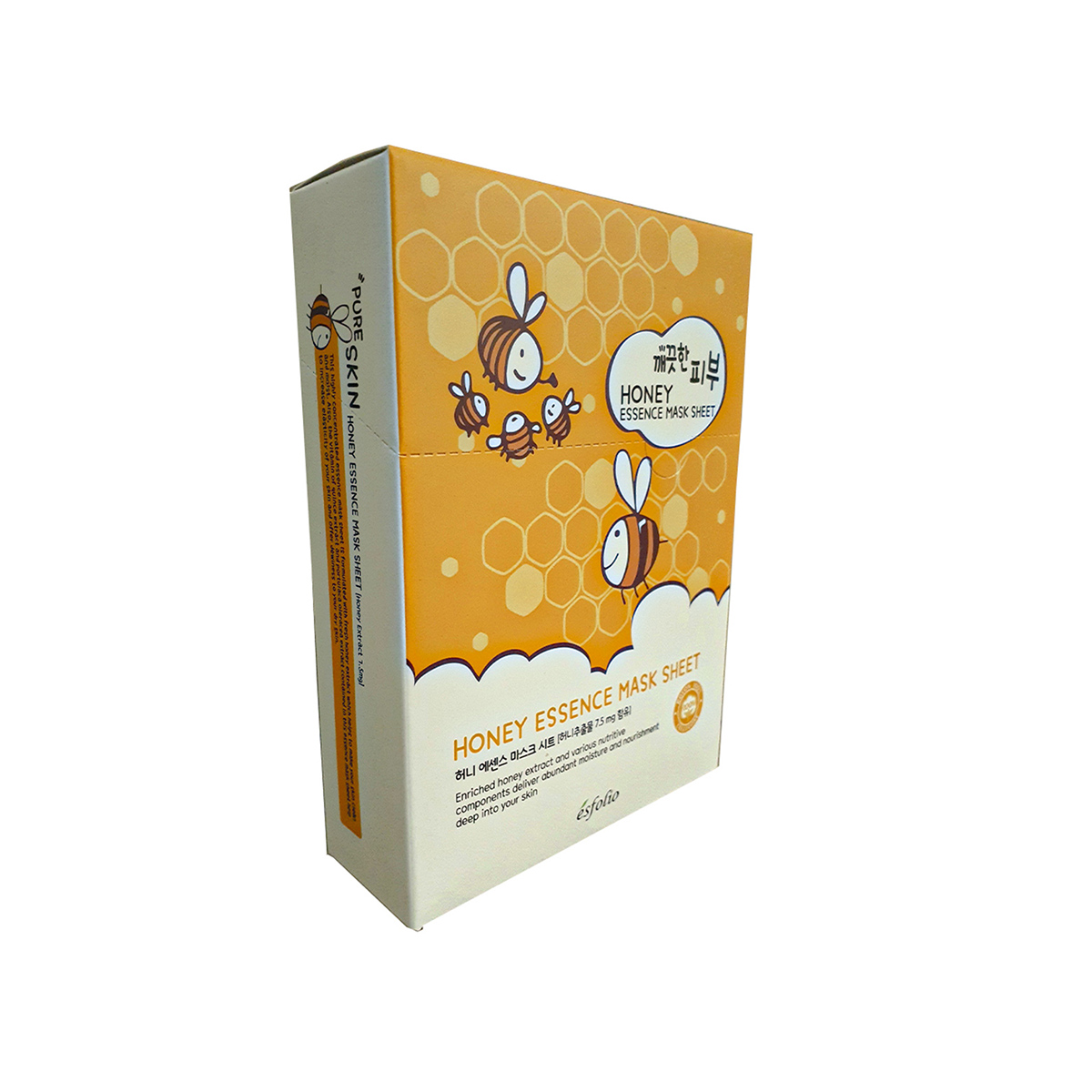 Mascarilla coreana facial de miel esfolio