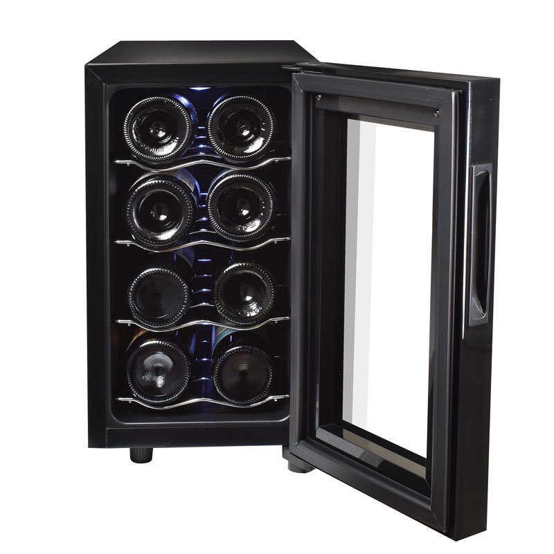 Enfriador de vinos SUPRA CAVA8-B para 8 botellas con temperatura ajustable