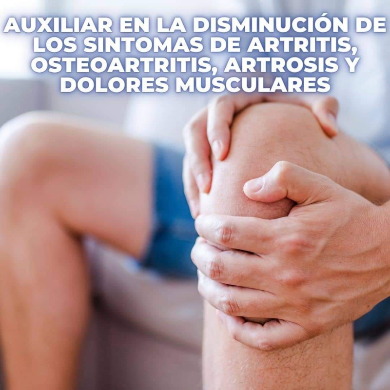 Art-Flx articulaciones, con Cúrcuma, Ajo,Jengibre,Calcio, Frasco de 60 capsulas