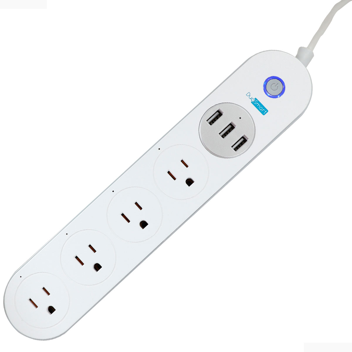 Barra Multicontacto Wifi 4 Contactos/3 Usb Temporizador Manejo desde la Palma de tu Mano B50 Duosmart
