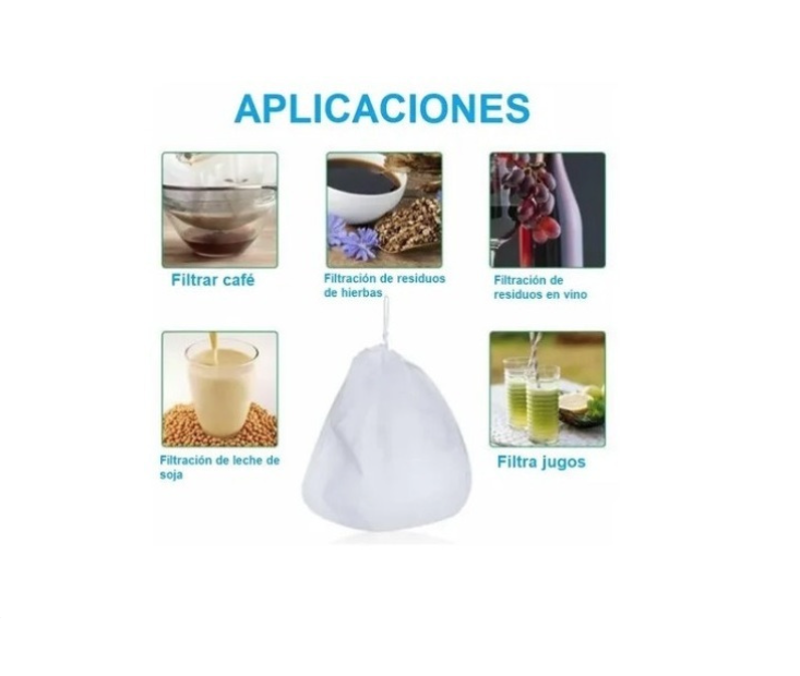 Filtro, Colador, Gasa De Nylon, Para Cerveza, Mosto, Queso
