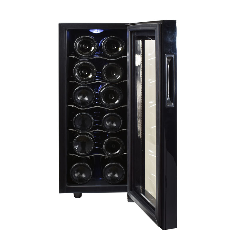 Enfriador de vinos SUPRA CAVA12-B para 12 botellas con temperatura ajustable
