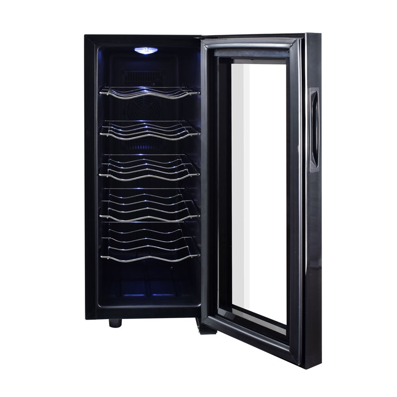 Enfriador de vinos SUPRA CAVA12-B para 12 botellas con temperatura ajustable