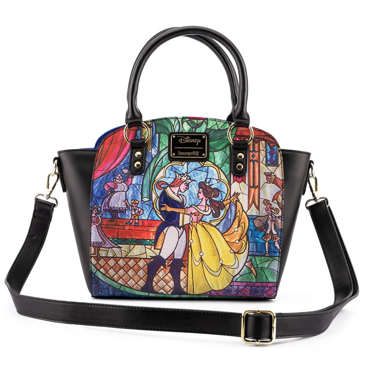Bella & Bestia Loungefly Crossbody Castillo de Bella Bolso Cruzado Disney