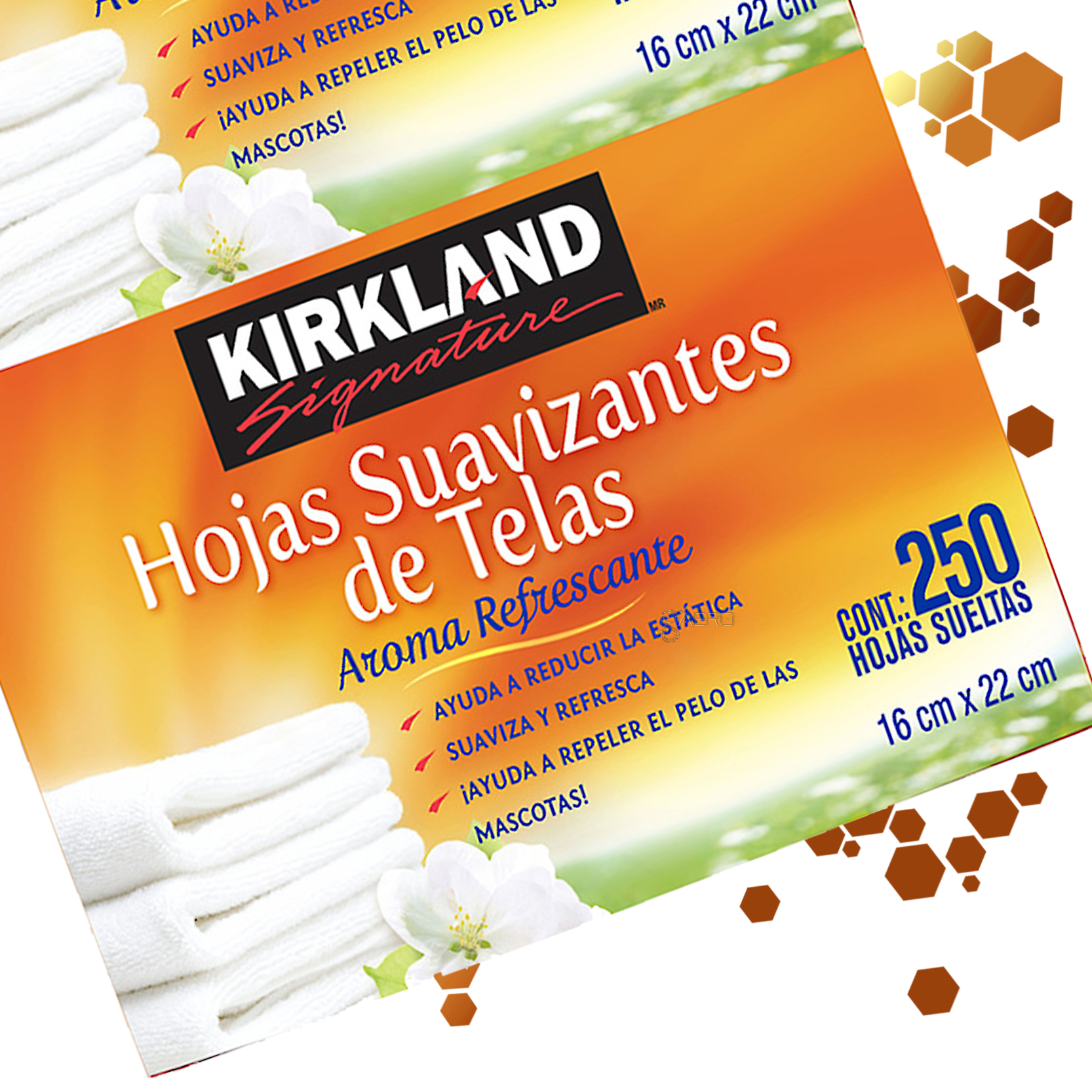 Toallas Para Secadora Suavizantes De Tela Kirkland 500 Hojas 