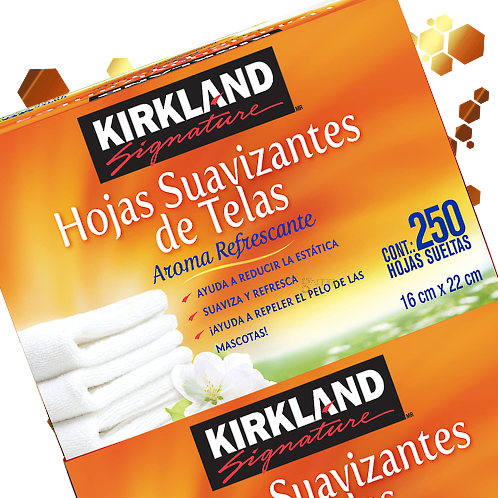 Toallas Para Secadora Suavizantes De Tela Kirkland 500 Hojas 