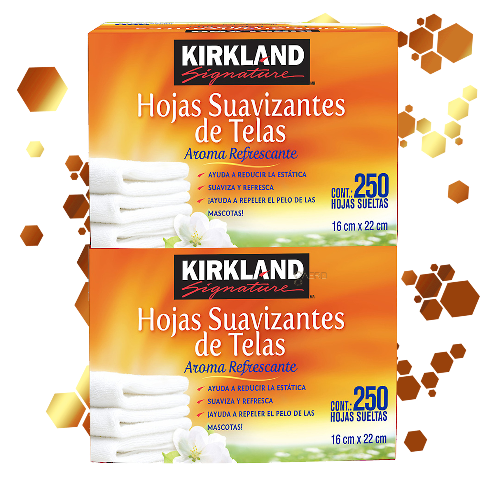 Toallas Para Secadora Suavizantes De Tela Kirkland 500 Hojas 