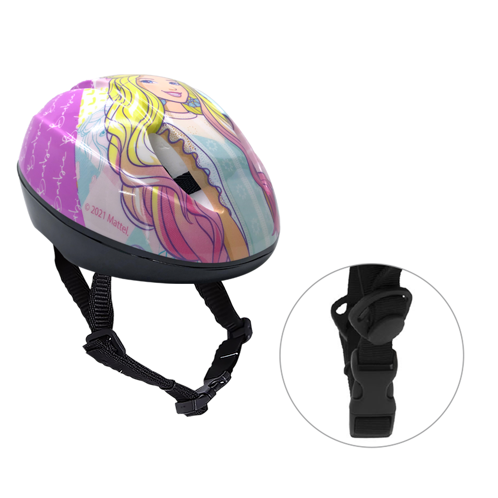 Kit casco coderas y rodilleras Apache Barbie