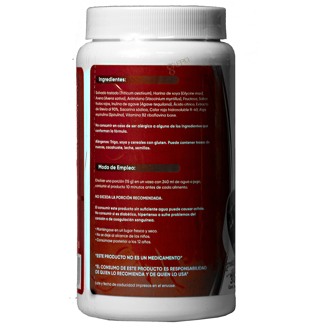 Yeri Fibra® Frutos Rojos Fibra Soluble Base Trigo Y Soya