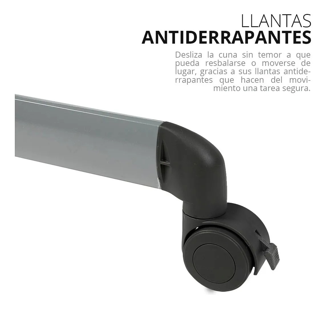 Cuna De Bebe Para Cama Bebe Con Corral Y Ruedas Colecho