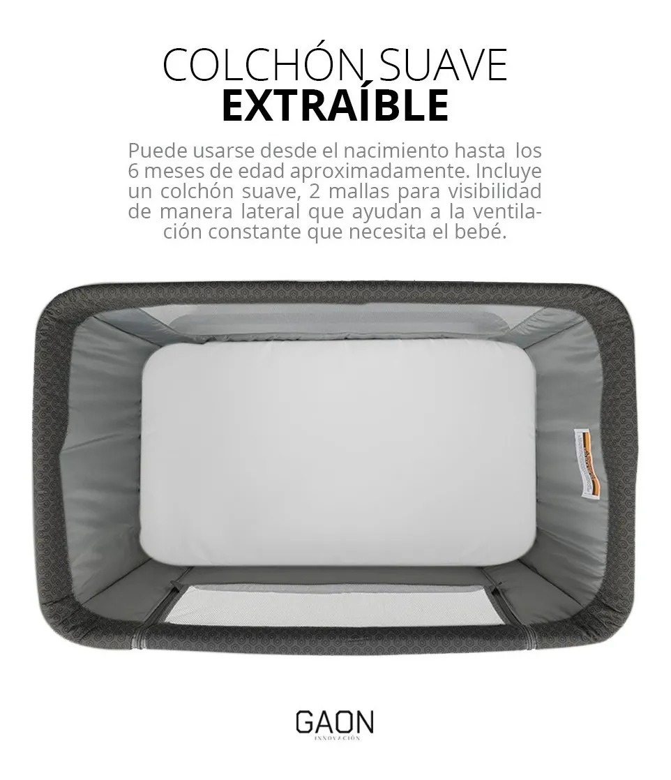 Cuna De Bebe Para Cama Bebe Con Corral Y Ruedas Colecho