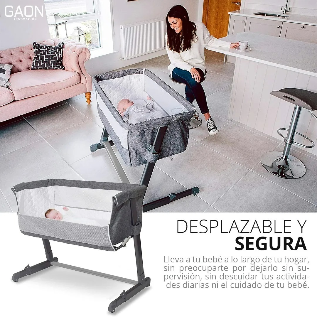 Cuna De Bebe Para Cama Bebe Con Corral Y Ruedas Colecho