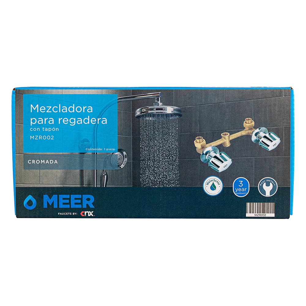 CNX Mezcladora Para Regadera Con Tapón.