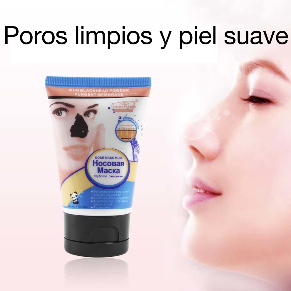 Mascarilla facial Negra de Carbón Activado Para Puntos Negros