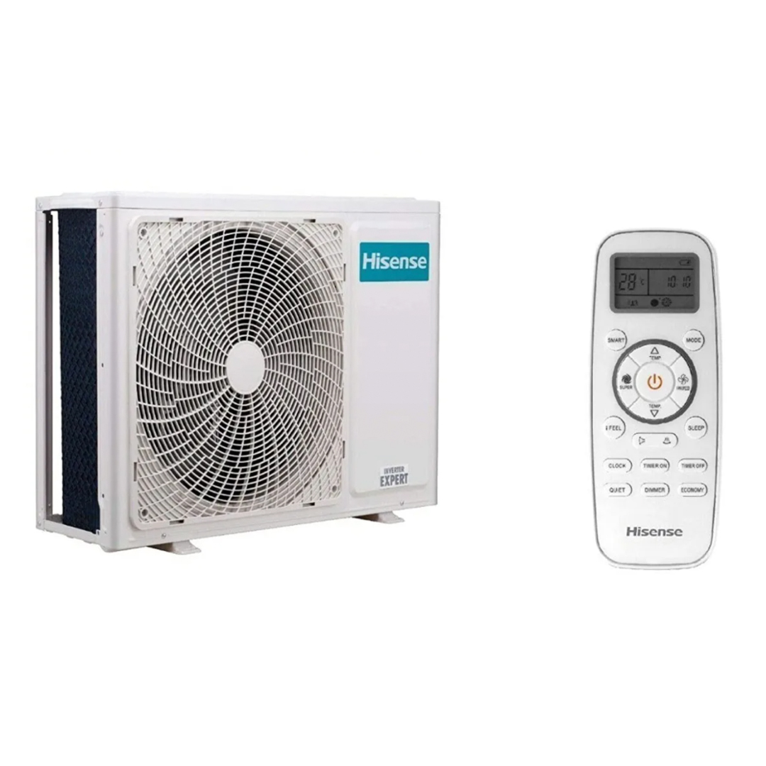 Minisplit Hisense Inverter - 1 Tonelada, 220V, Frío y Calor, WiFi
