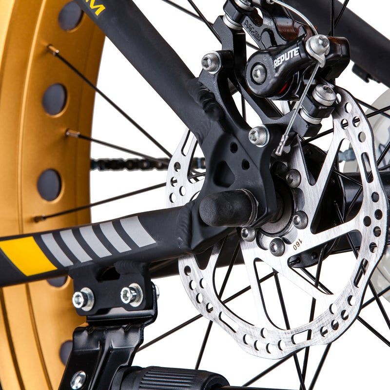 Bicicleta Montaña 26 Aluminio Fat Bike Trinx Tiger 7v Shimano D-brake