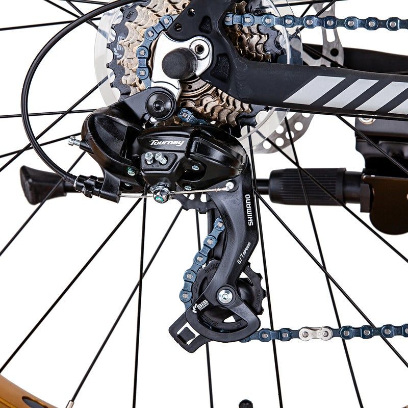 Bicicleta Montaña 26 Aluminio Fat Bike Trinx Tiger 7v Shimano D-brake