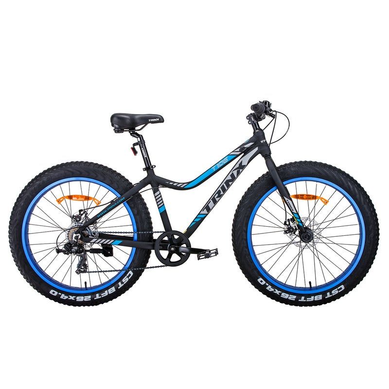 Bicicleta Montaña 26 Aluminio Fat Bike Trinx Tiger 7v Shimano D-brake
