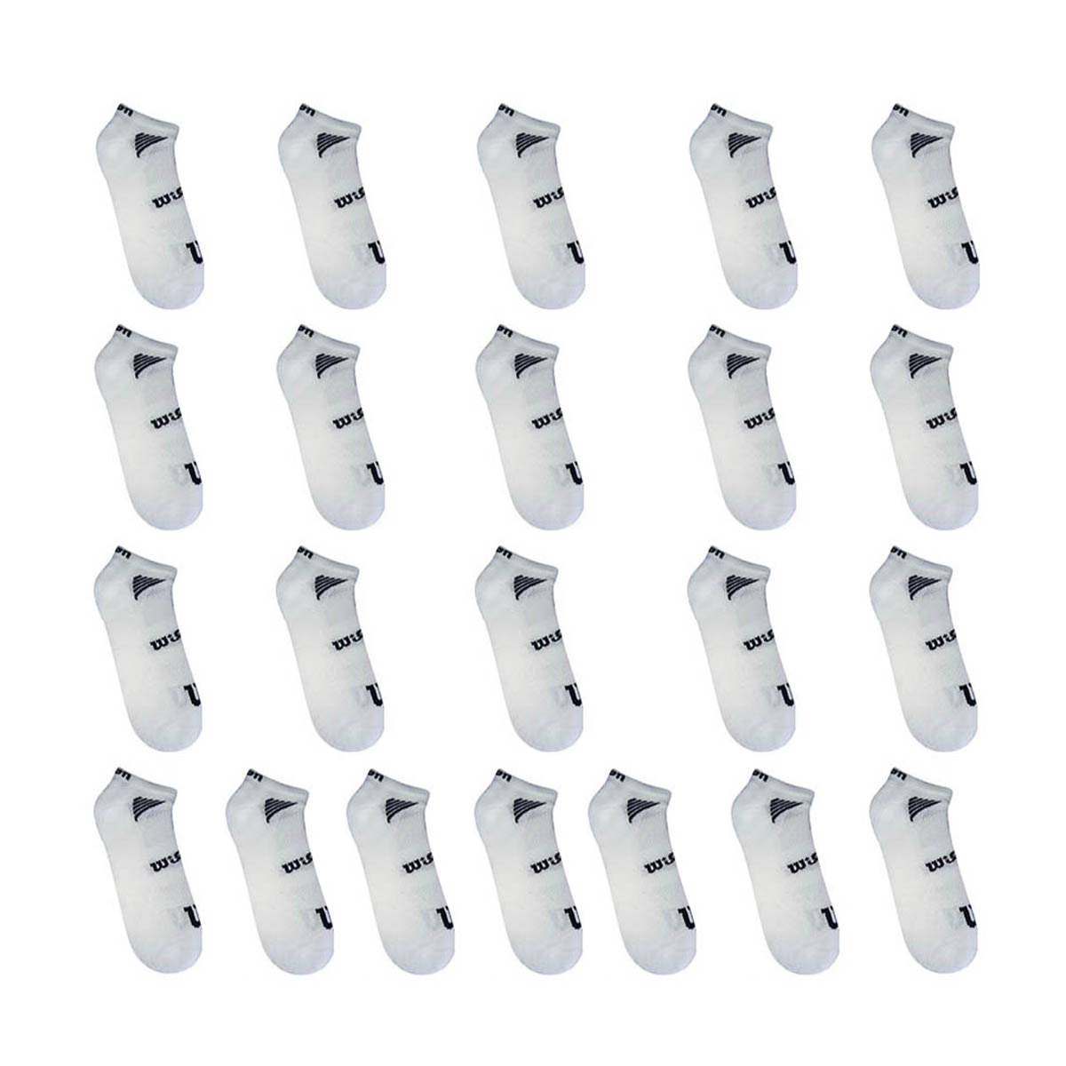 PAQUETE CALCETINES TIN CABALLERO WILSON FELPA 22 PARES BLANCO VIVOS NEGRO UNITALLA(25cm-29cm)