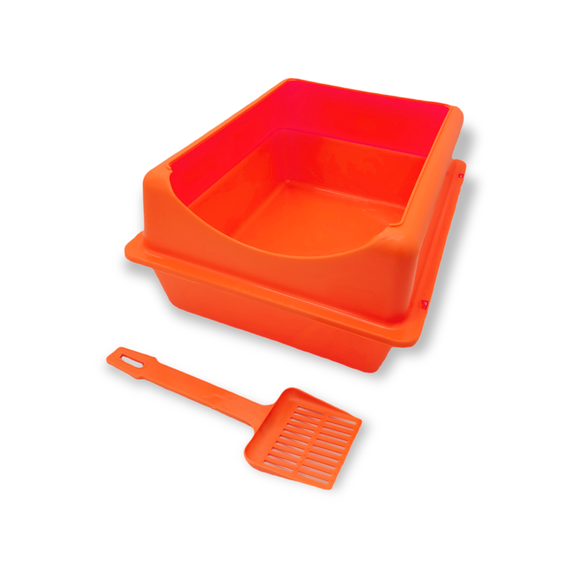 Arenero Grande para Gato con Extensión + Palita 45x34x21Cm
