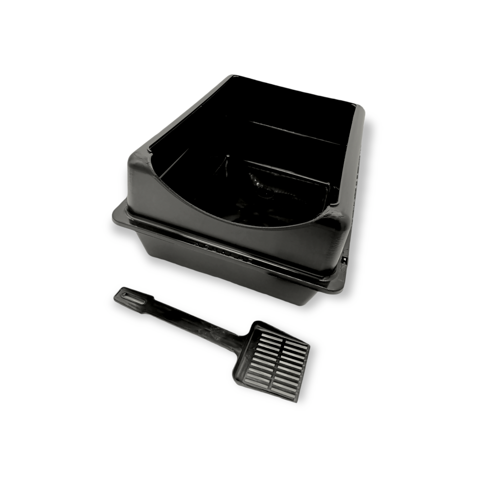 Arenero Grande para Gato con Extensión + Palita 45x34x21Cm