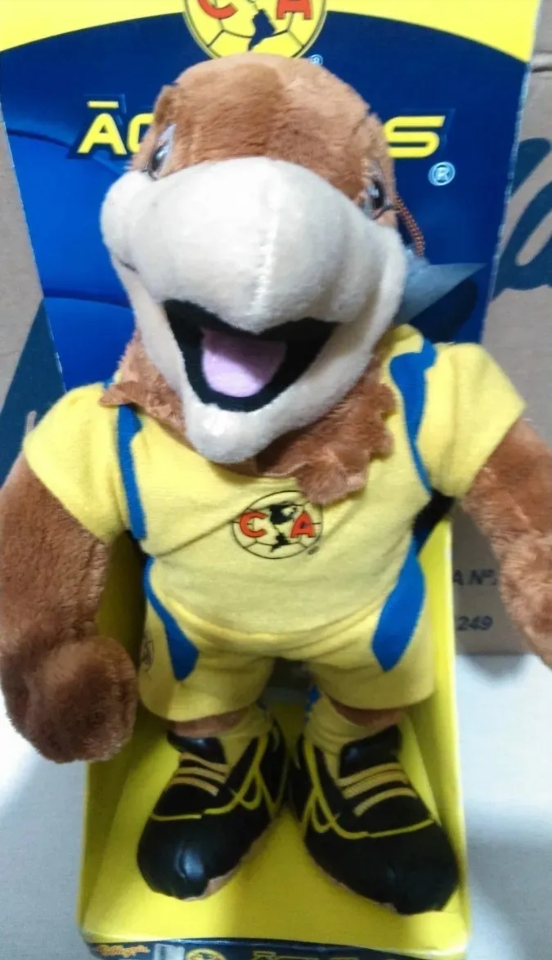 MASCOTA DE PELUCHE AMERICA MUSICAL MI ALEGRIA 