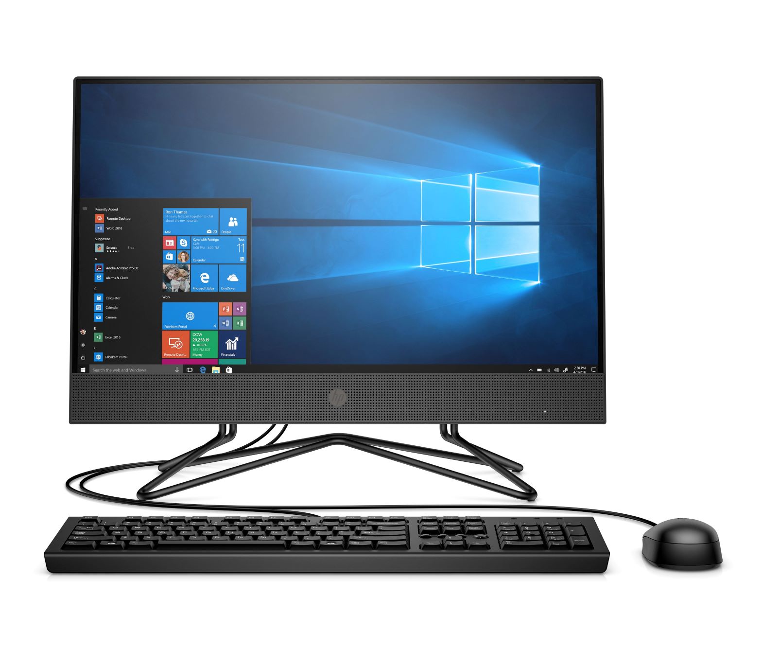 All in One HP 200 G4 21.5" Intel Core i3 10110U Disco duro 1 TB Ram 4 GB Windows 10 Pro