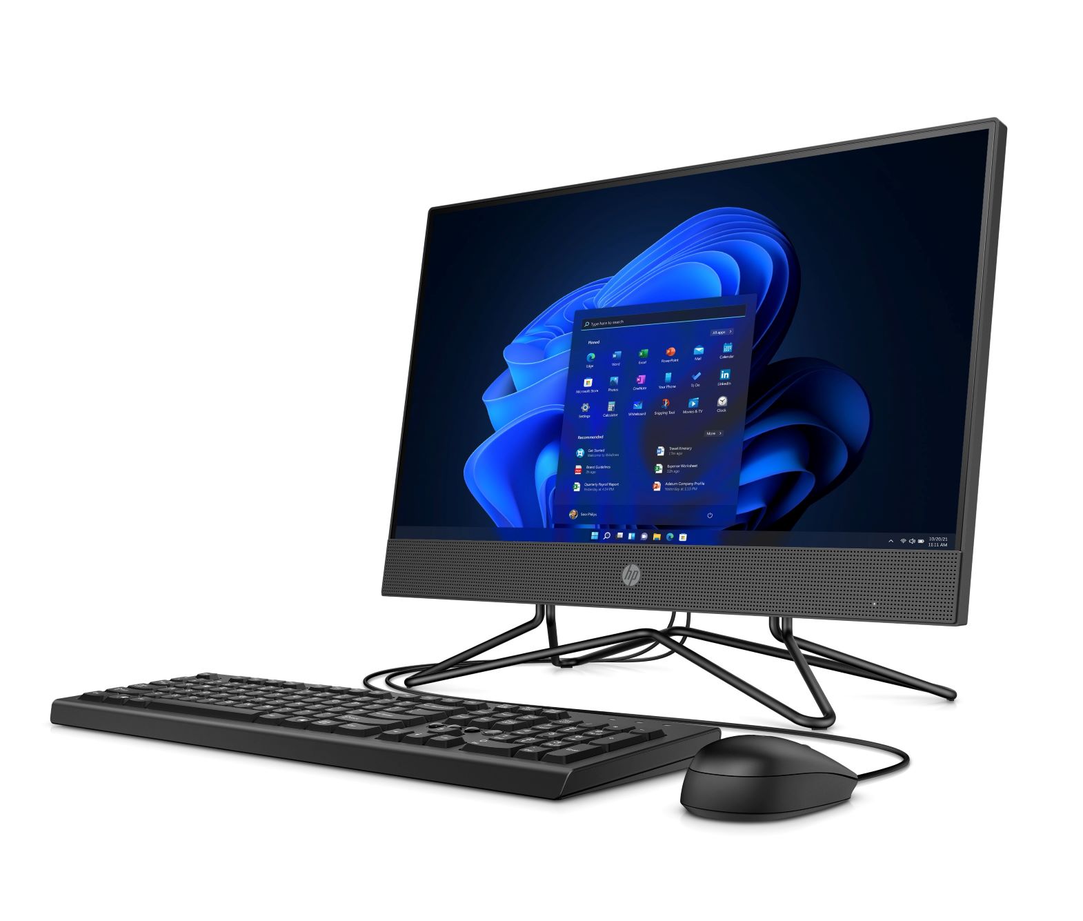 All in One HP 200 G4 21.5" Intel Core i3 10110U Disco duro 1 TB Ram 4 GB Windows 10 Pro