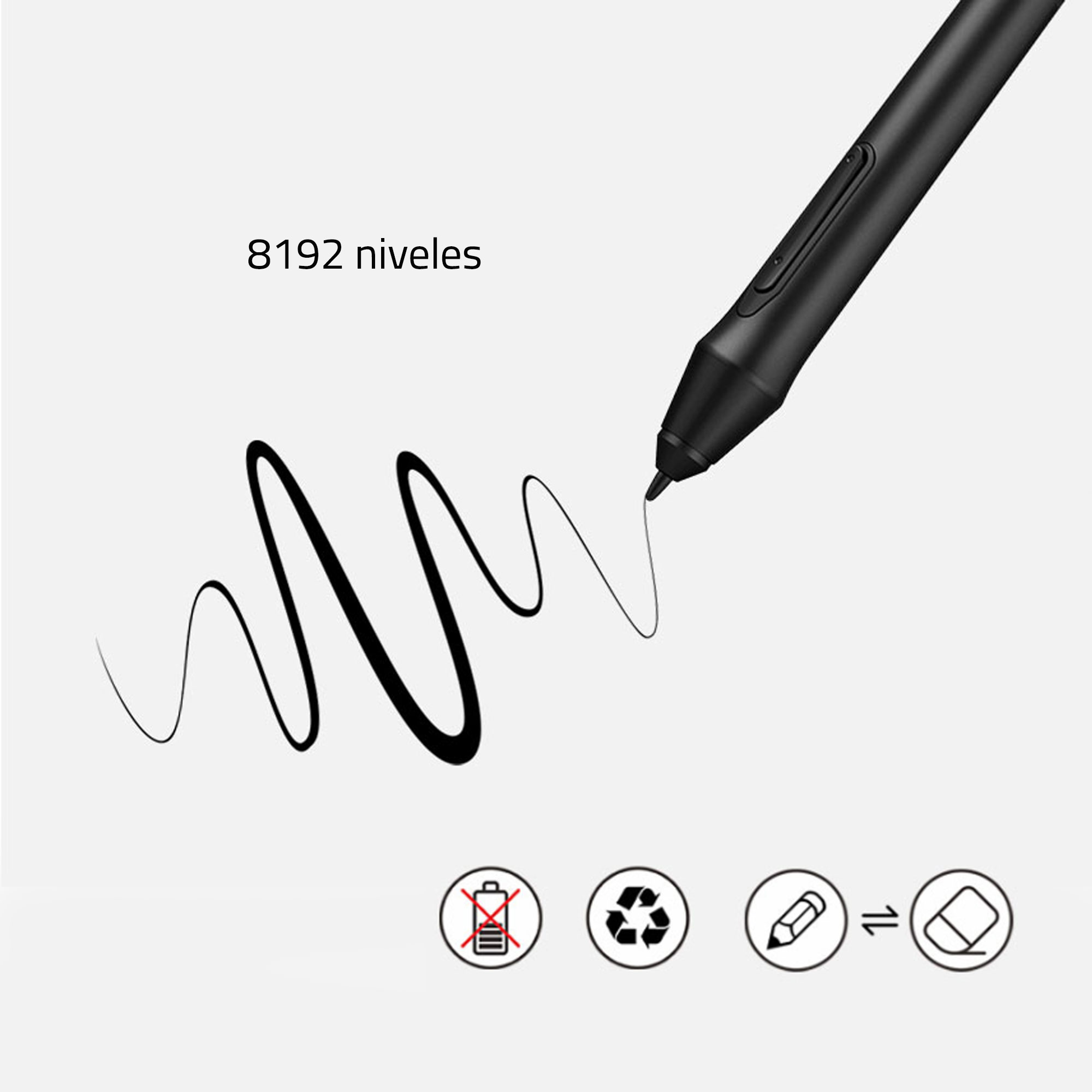 Lápiz Pasivo sin Batería P05 para Tableta Digitalizadora Xp-Pen