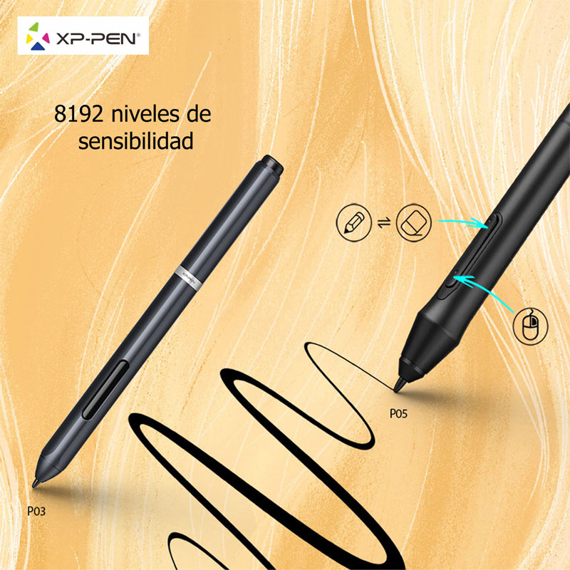 Lápiz Pasivo sin Batería P05 para Tableta Digitalizadora Xp-Pen
