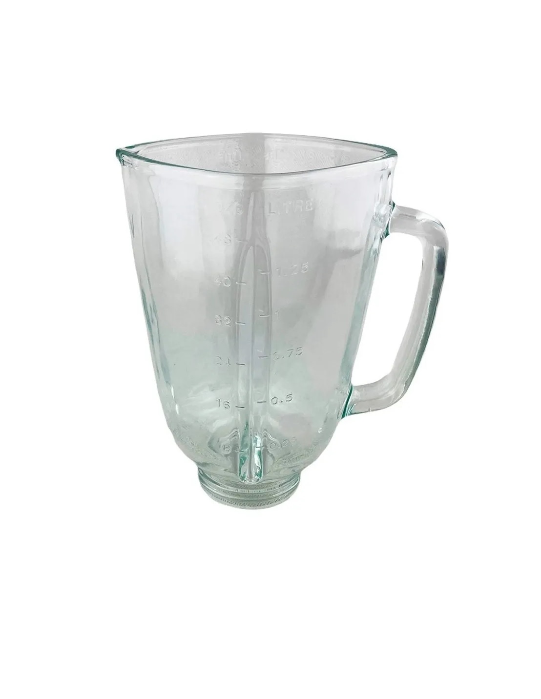 Vaso de vidrio para licuadora T-Fal Infiny Force con tapa blanca