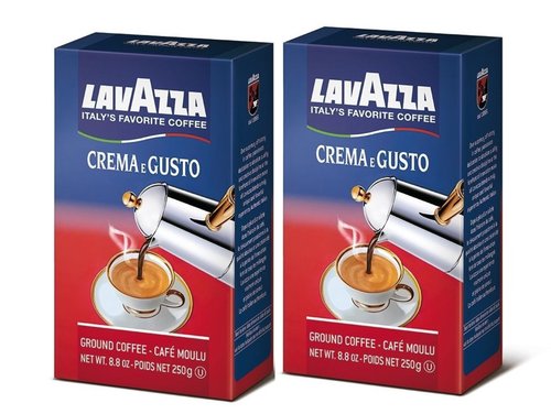 Café Lavazza Crema& Gusto Molido 250g 2 Pz