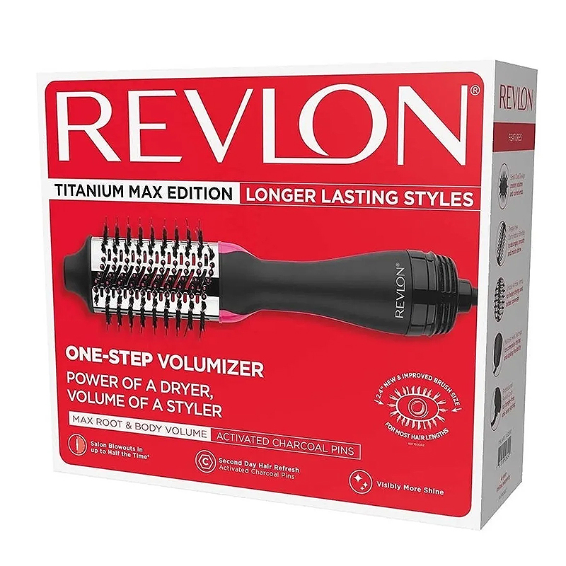Revlon One Step Secador Y Voluminizador Edición Titanio 