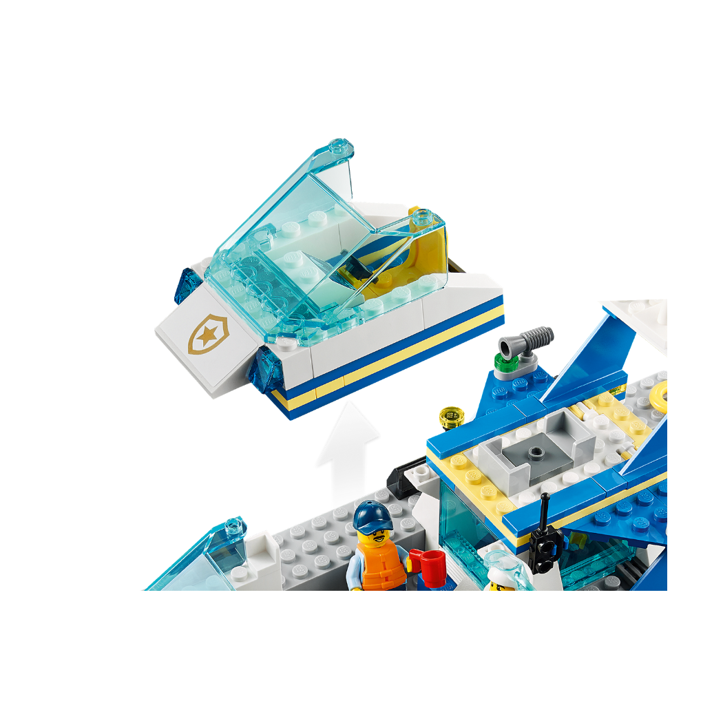 Lego 60277 Barco Patrulla de Policía